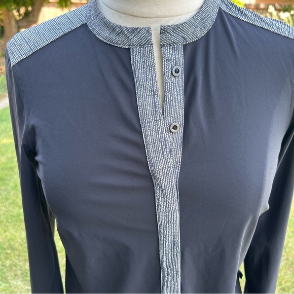 Lululemon Get It On Blouse Burlap Black Dune - Picture 8 of 15